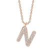 BUBBLE LETTER NECKLACE