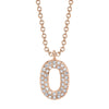 BUBBLE LETTER NECKLACE