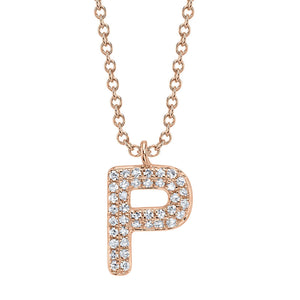 BUBBLE LETTER NECKLACE