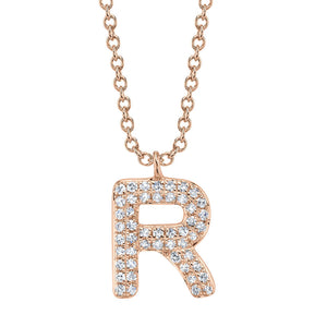 BUBBLE LETTER NECKLACE