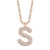 BUBBLE LETTER NECKLACE