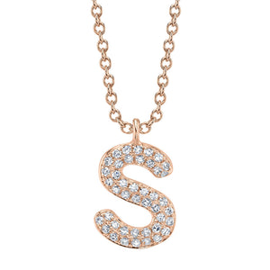 BUBBLE LETTER NECKLACE
