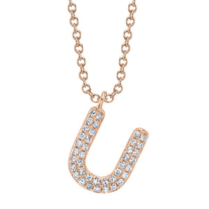 BUBBLE LETTER NECKLACE