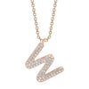 BUBBLE LETTER NECKLACE
