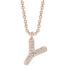 BUBBLE LETTER NECKLACE