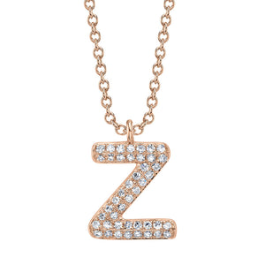 BUBBLE LETTER NECKLACE