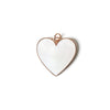 LARGE HEART PENDANT - Mother of Pearl / 14K Yellow Gold - Mother of Pearl / 14K White Gold - Mother of Pearl / 14K Rose Gold