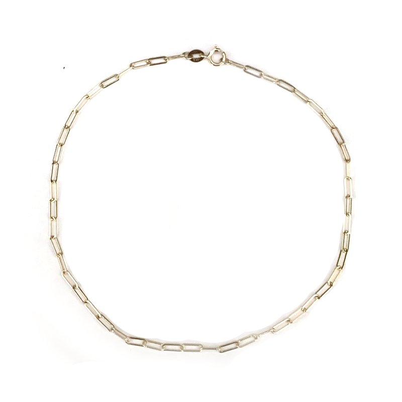1.95mm paperclip anklet