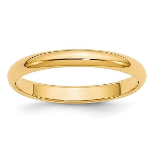 ROUNDED GOLD BAND