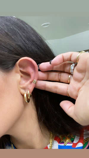 THICK GOLD EAR CUFF
