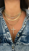 FRESHWATER PEARL CROSS NECKLACE