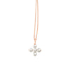 MINI FRESHWATER PEARL CROSS NECKLACE